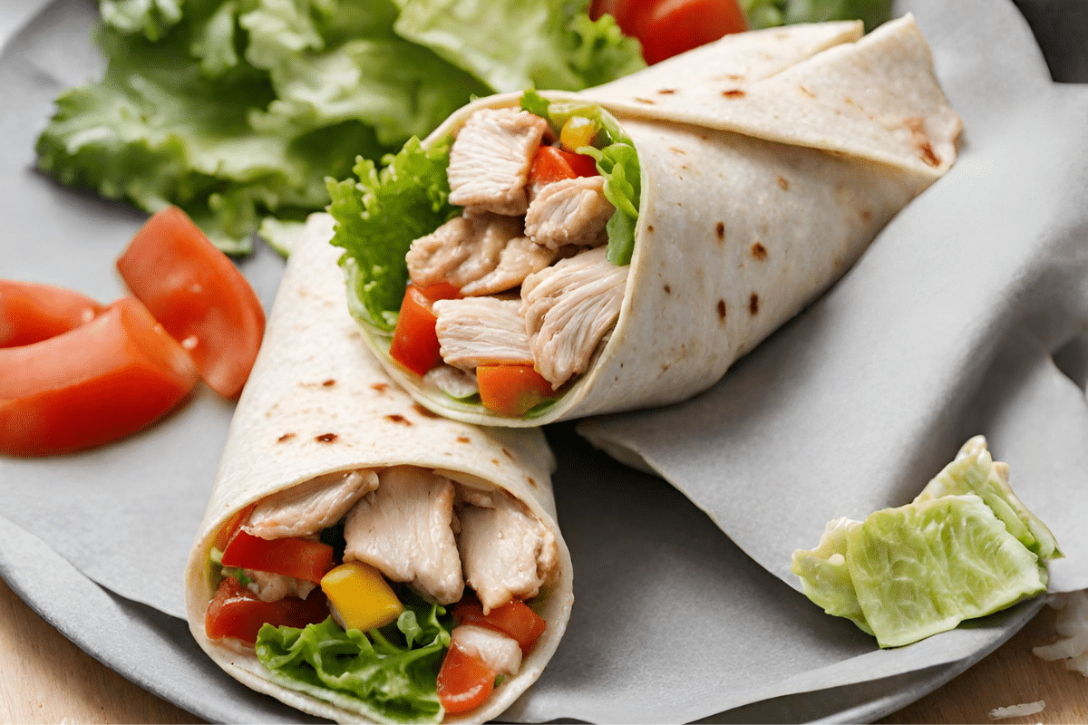 How many calories in chicken wrap