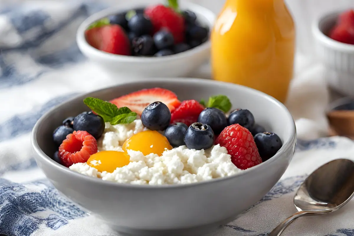 Cottage cheese breakfast