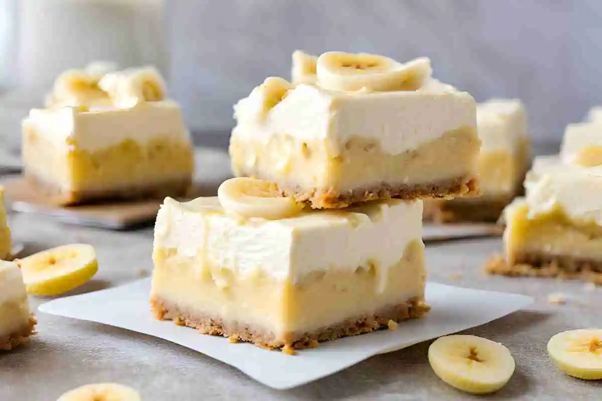 banana pudding bars